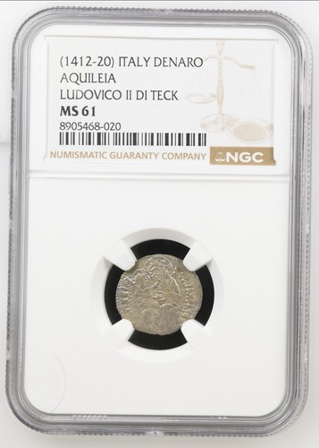 1412 aquileia denaro ngc - aquileia,