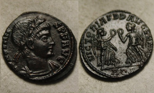 Constans 336 victory wreath - constans,